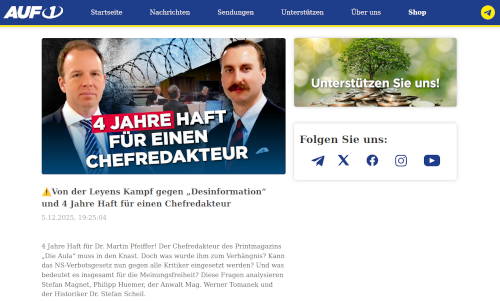 Erschütternd! 4 Jahre Haft für einen Chefredakteur!