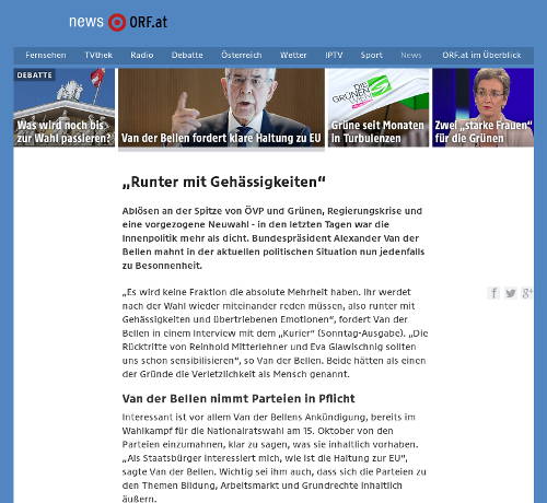 VdBellen propagiert EU VdBellen propagiert EU